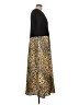Ann Taylor Animal Print Black Casual Dress Size L - photo 4