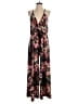 Assorted Brands Floral Burgundy Orange Jumpsuit Size M (estimated) - photo 1