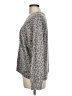 Sundry Animal Print Gray Pullover Sweater Size Lg (3) - photo 5