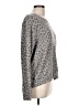 Sundry Animal Print Gray Pullover Sweater Size Lg (3) - photo 4