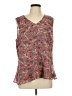 CAbi 100% Polyester Orange Sleeveless Blouse Size L - photo 1