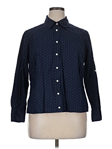 Dalia Collection Long Sleeve Button-Down Shirt (view 1)