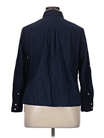 Dalia Collection Long Sleeve Button-Down Shirt (view 2)