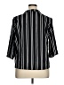 Shein Curve Stripes Black 3/4 Sleeve Blouse Size 14 Plus (1) - photo 2