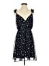 Madewell 100% Polyester Hearts Blue Cocktail Dress Size 2 - photo 1