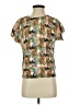 Pepaloves Tan Short Sleeve Blouse Size XS - photo 1