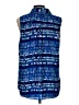 Apt. 9 Blue Sleeveless Button-Down Shirt Size L - photo 2