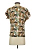 Pepaloves Tan Short Sleeve Blouse Size XS - photo 2