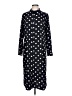 Calvin Klein Polka Dots Black Casual Dress Size 10 - photo 1