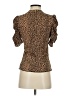 Moon River Brown Short Sleeve Turtleneck Size XS - photo 2