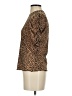 Moon River Brown Short Sleeve Turtleneck Size XS - photo 5