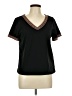 Shein Black Short Sleeve Top Size L - photo 1