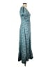 Cinq à Sept 100% Polyester Blue Casual Dress Size 4 - photo 4