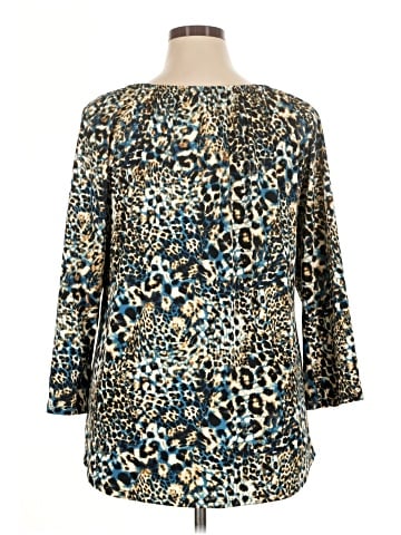 NY Collection 3/4 Sleeve Blouse (view 2)