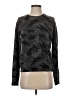 Aqua 100% Cashmere Camo Black Cashmere Pullover Sweater Size XS - photo 1