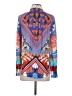 Pinko Print Silver Long Sleeve Blouse Size 2 - photo 2