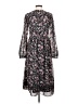 Böhme 100% Polyester Floral Black Casual Dress Size S - photo 2