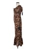 Lulus 100% Polyester Animal Print Brown Cocktail Dress Size S - photo 5