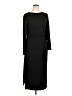 Unbranded Solid Black Casual Dress Size XL - photo 1