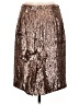 J.Crew 100% Polyester Pink Silver Formal Skirt Size 6 (petite) - photo 2
