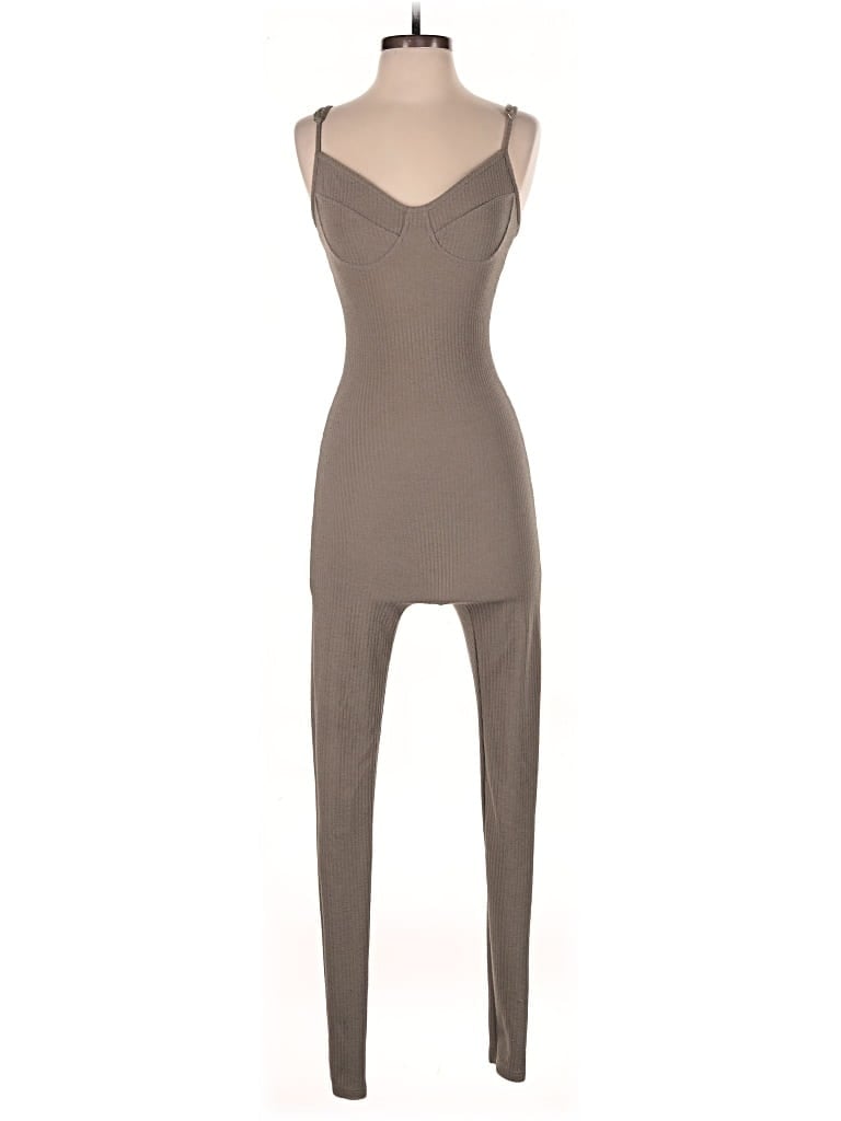 Pre-owned Unbranded Jumpsuit In Brown
