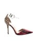 Jessica Simpson Plaid Red Heels Size 8 - photo 1