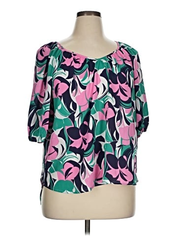Counterparts Short Sleeve Blouse (view 1)