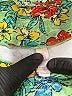 Lularoe Floral Green Active Pants Size 1X (Tall & Curvy) - photo 4