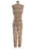 Thakoon 100% Silk Paisley Gold Jumpsuit Size 6 - photo 2