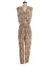 Thakoon 100% Silk Paisley Gold Jumpsuit Size 6 - photo 1