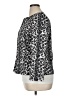 Kasper Animal Print Gray Blazer Size 14 Petite - photo 5