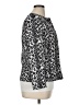 Kasper Animal Print Gray Blazer Size 14 Petite - photo 4