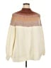 Maurices Color Block Ivory Turtleneck Sweater Size 28 (4) - photo 1