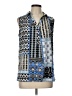 Dana Buchman 100% Polyester Blue Sleeveless Blouse Size L - photo 1