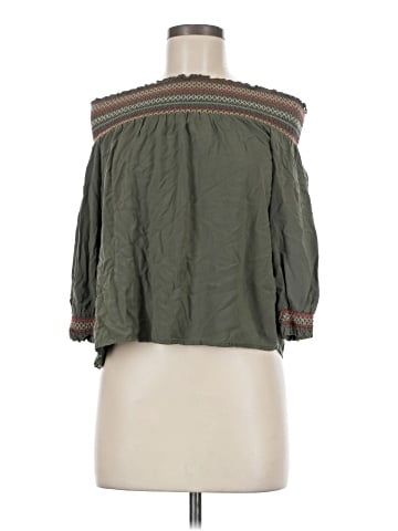 Derek Heart 3/4 Sleeve Blouse (view 1)