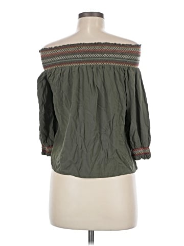 Derek Heart 3/4 Sleeve Blouse (view 2)