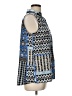 Dana Buchman 100% Polyester Blue Sleeveless Blouse Size L - photo 4