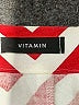 Vitamin 100% Cotton Chevron-herringbone Red Blazer Size L - photo 6