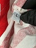 Vitamin 100% Cotton Chevron-herringbone Red Blazer Size L - photo 7