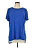 Ellen Tracy Blue Short Sleeve T-Shirt Size L - photo 1