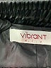 Vibrant M.I.U 100% Polyester Metallic Black Shorts Size M - photo 3
