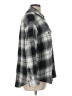 Old Navy 100% Cotton Plaid Gray Long Sleeve Button-Down Shirt Size L - photo 4