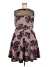 Trixxi Graphic Gray Cocktail Dress Size 2X - photo 2