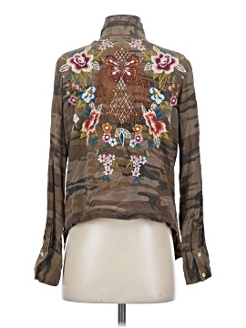 Johnny Was Long Sleeve Silk Top (view 2)