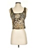 Zara Gold Sleeveless Top Size M - photo 1