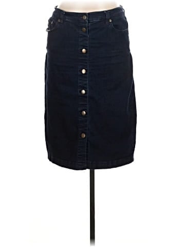Colleen Lopez Denim Skirt (view 1)