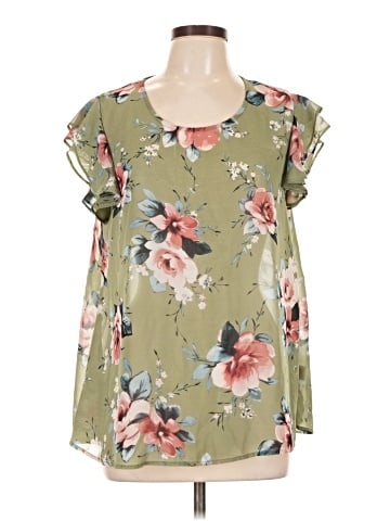 Cleo Short Sleeve Blouse (view 1)