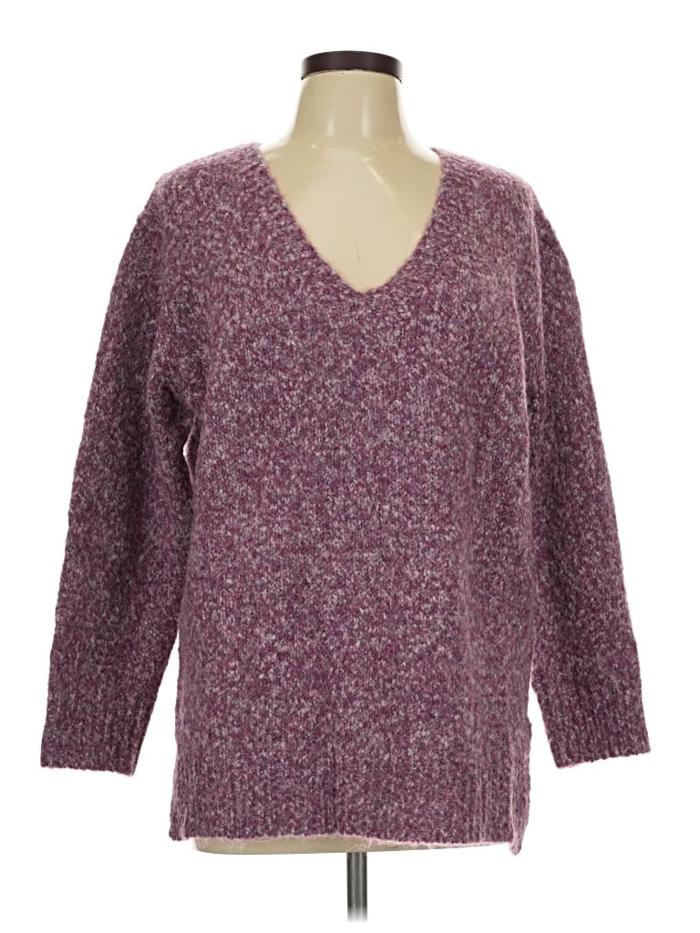 Pre-owned Adora Pullover Sweater In Purple