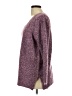 Adora Tweed Purple Pullover Sweater Size L - photo 5
