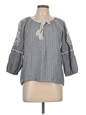 Vintage America Blues 3/4 Sleeve Blouse (view 1)